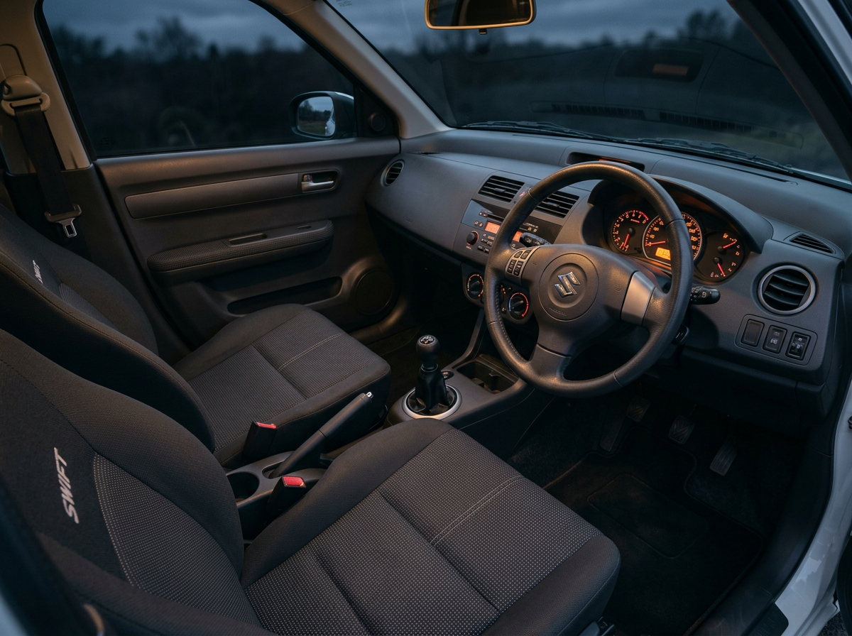 Clean Suzuki Swift interior
